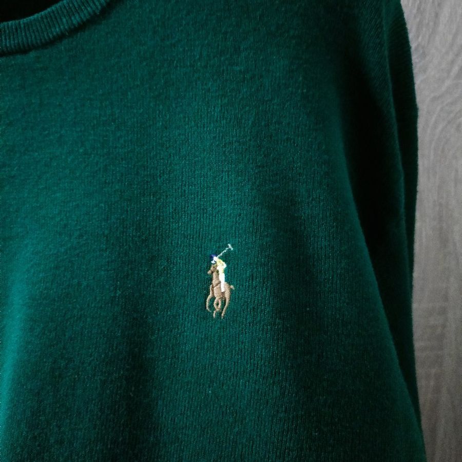 Polo Ralph Lauren RL 小馬 草綠 針織衫 毛衣 M-6
