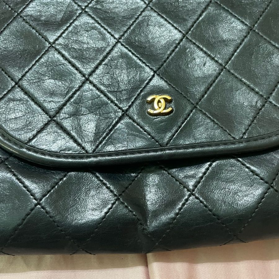 Chanel vintage mini coco woc 老香鏈條包-3
