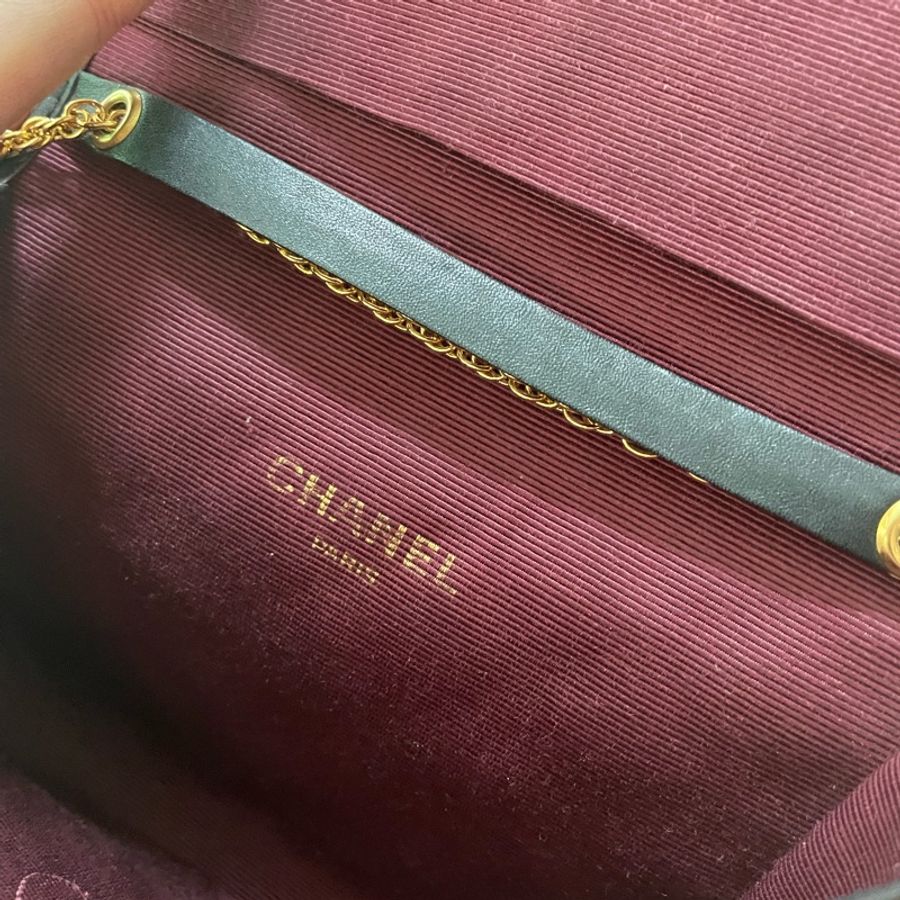 Chanel vintage mini coco woc 老香鏈條包-4