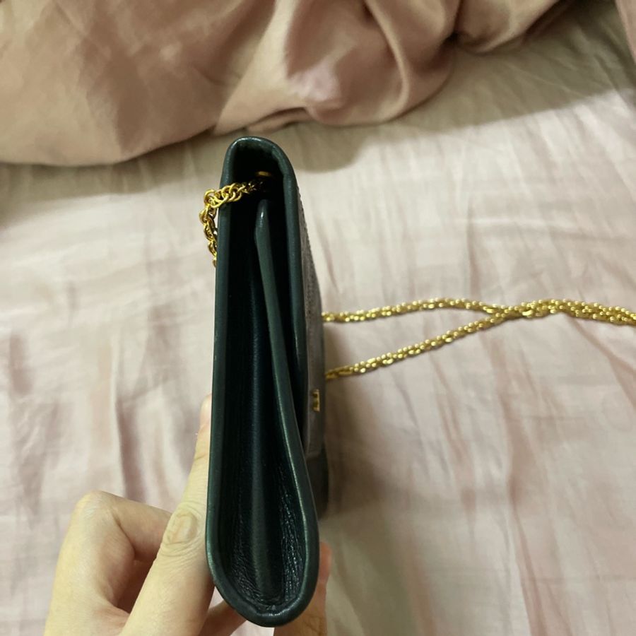 Chanel vintage mini coco woc 老香鏈條包-6