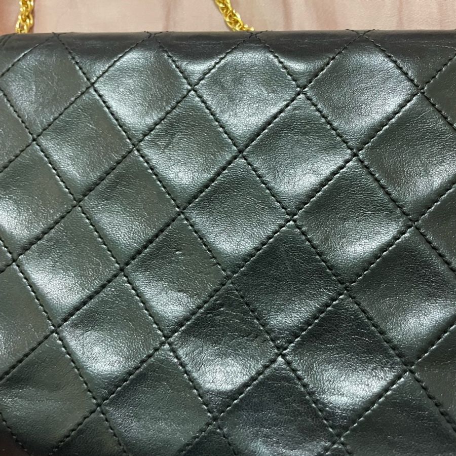 Chanel vintage mini coco woc 老香鏈條包-12