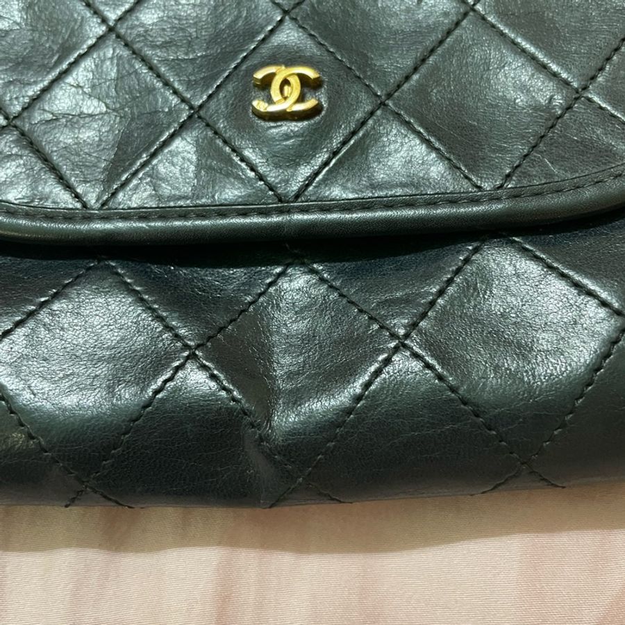 Chanel vintage mini coco woc 老香鏈條包-13