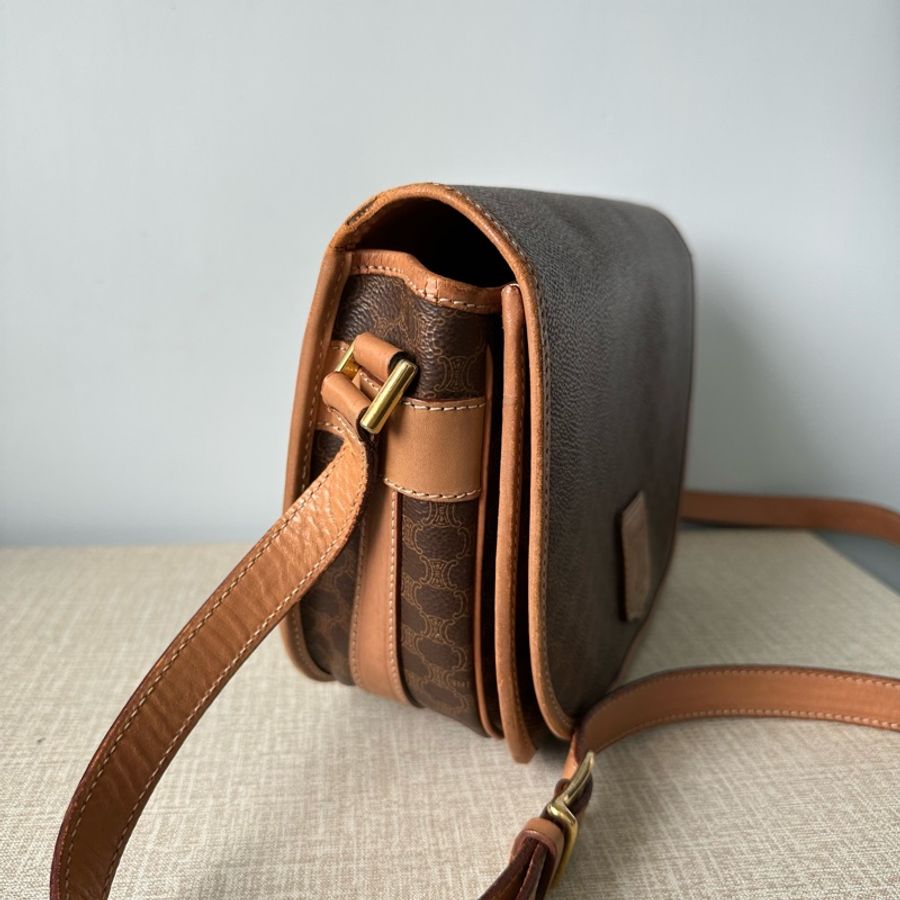 Celine中古老花肩背包-1