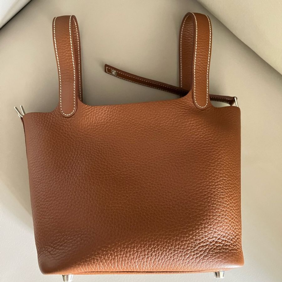 Hermes Picotin 金棕銀釦18-6