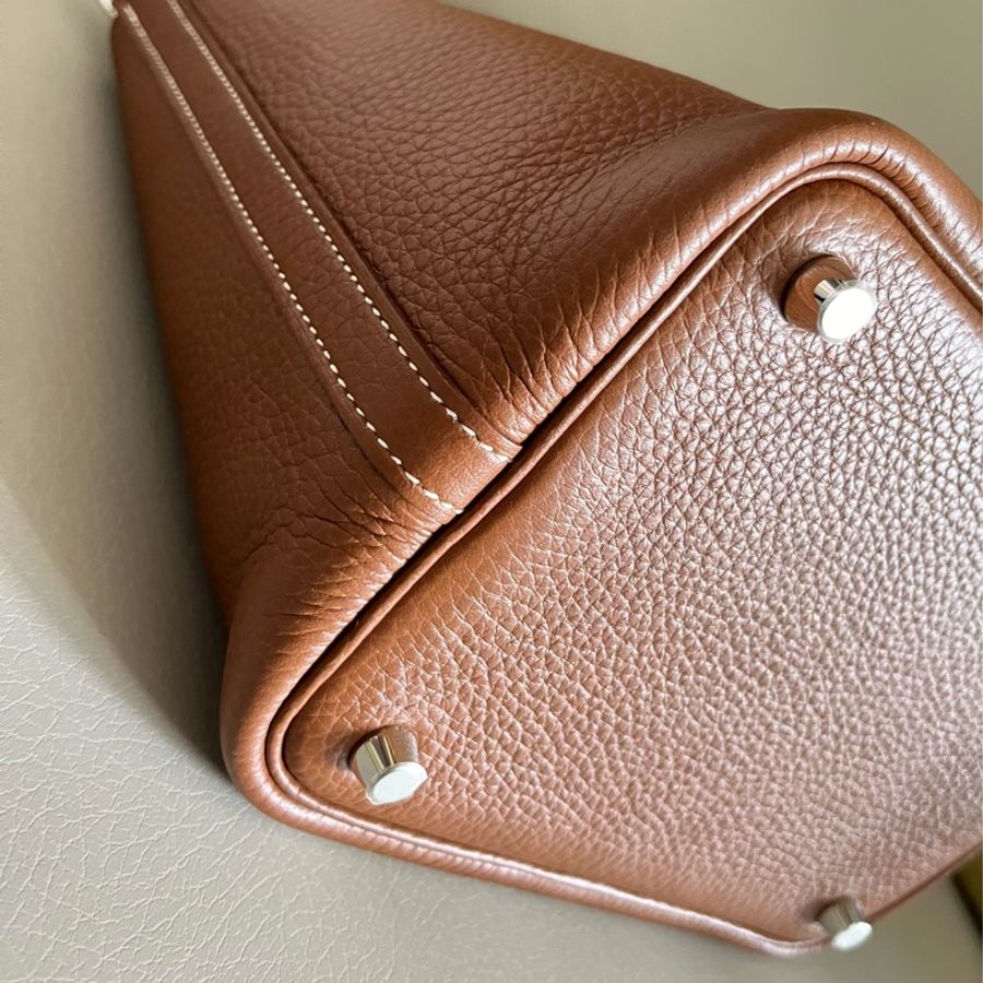 Hermes Picotin 金棕銀釦18-12