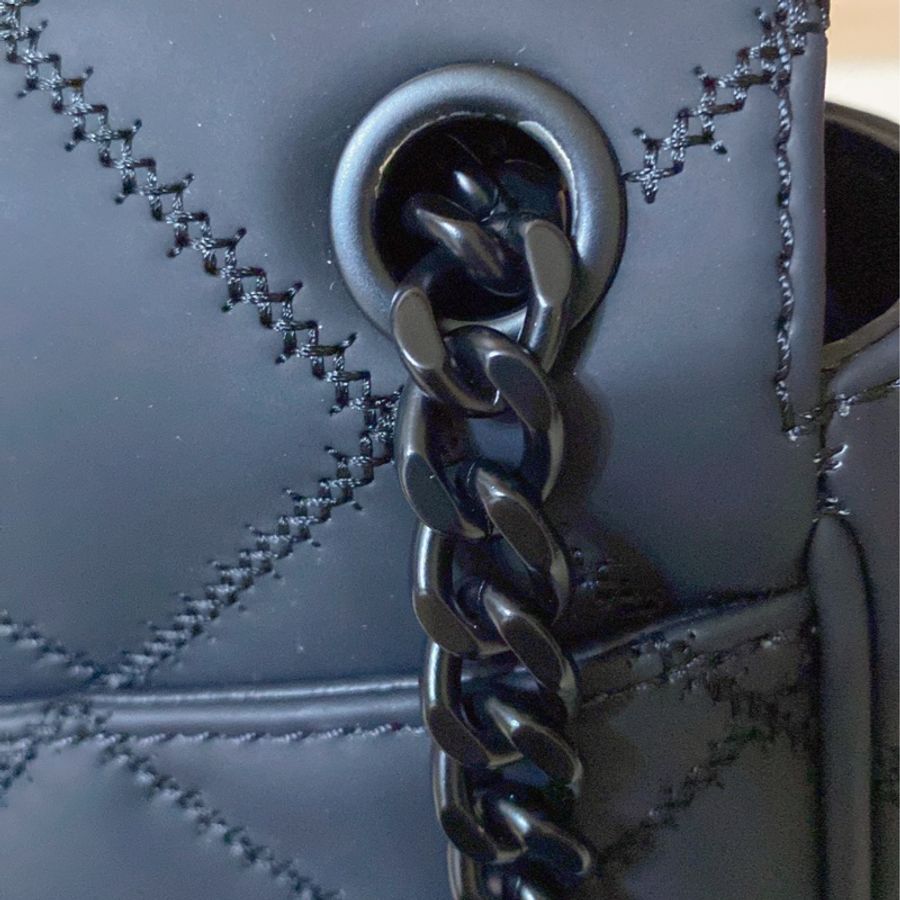 TORY BURCH/TB 霧黑 消光黑 啞光黑 磨沙黑鏈條包 WILLA-6