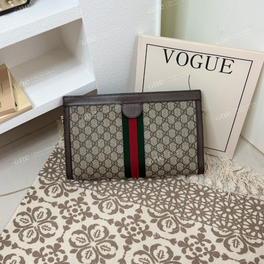 🏷Gucci.Ophidia 方形夾子包-1