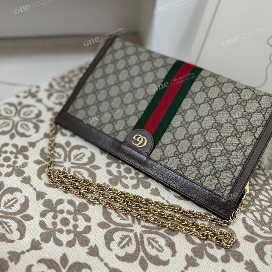 🏷Gucci.Ophidia 方形夾子包-4