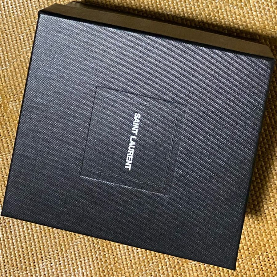 限時特價❤️YSL 金 不錯 墨綠 墨黑綠 短夾 零錢包 卡夾 SAINT LAURENT-6