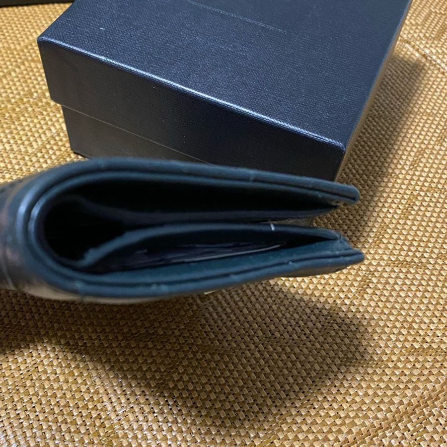 限時特價❤️YSL 金 不錯 墨綠 墨黑綠 短夾 零錢包 卡夾 SAINT LAURENT-9