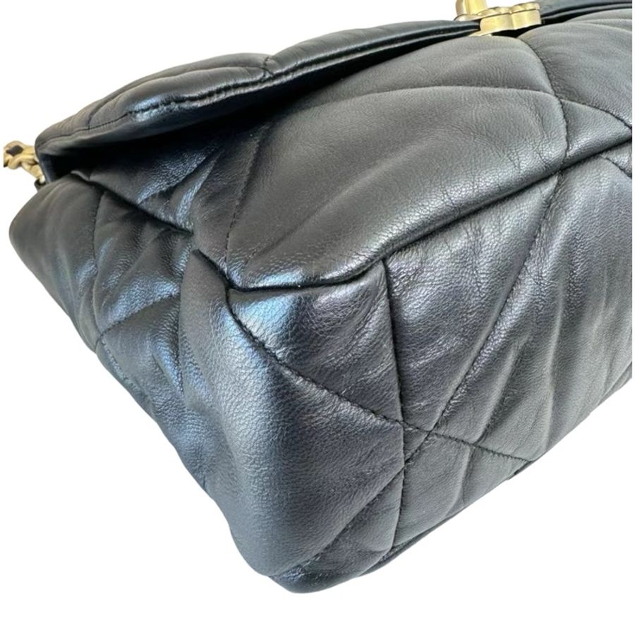 Chanel 19 Bag 黑色羊皮medium-6