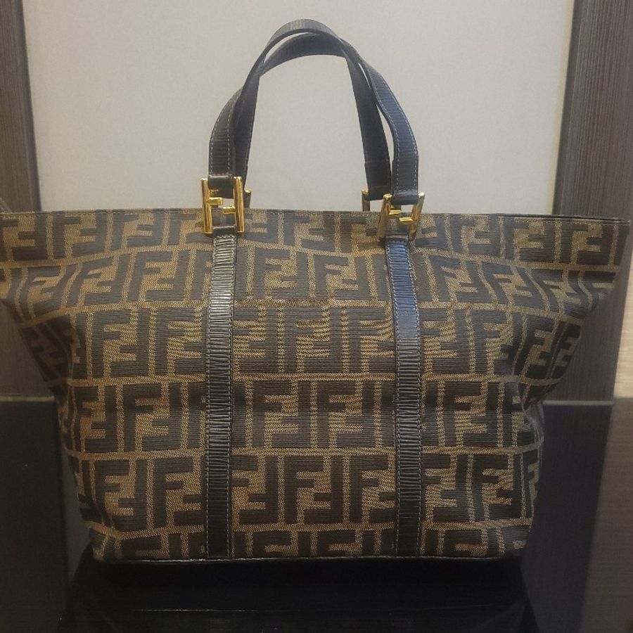 〔降價出清〕Fendi 老花 手提包 極新-4