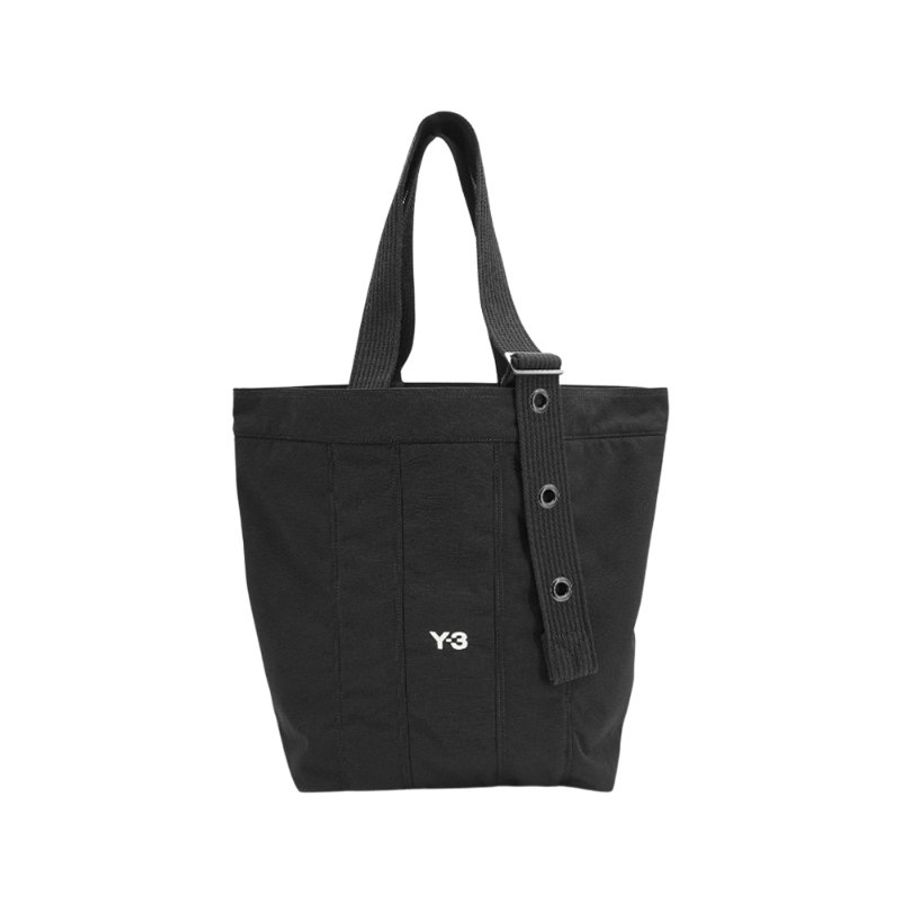 Y-3 再生材質手提兩用托特包(IR5794-黑)-0