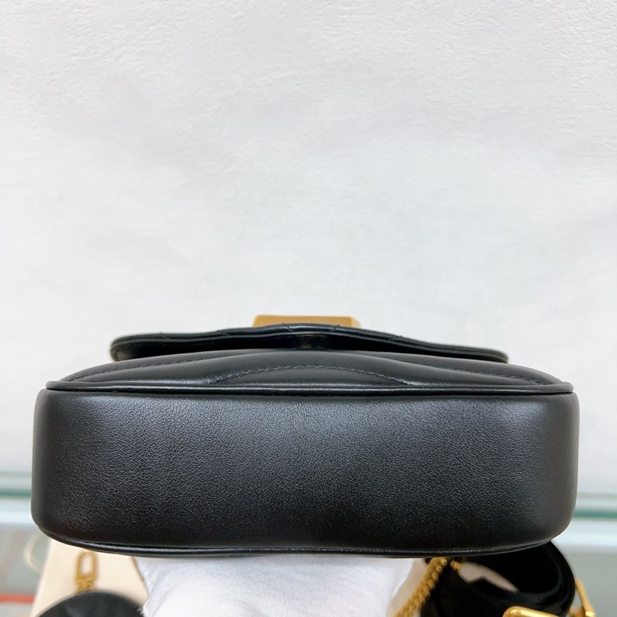 閒置品 Lv new wave multi pochette 黑色三合一鏈條包/布肩帶包 (附零錢包)-6