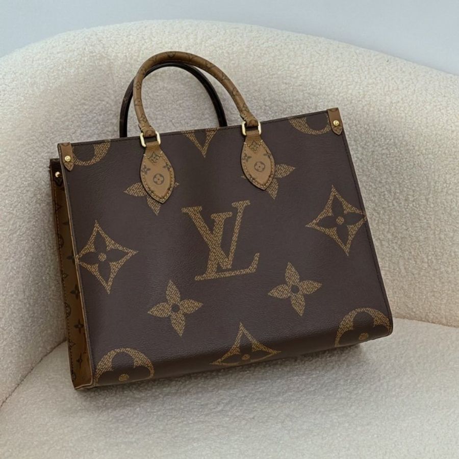 Louis Vuitton 路易威登 ONTHEGO MM 老花手提肩背包 / 托特包 M45321-0