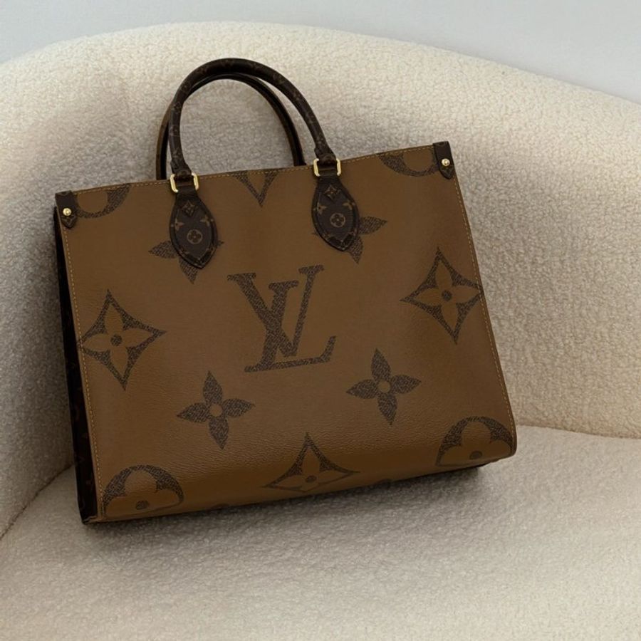Louis Vuitton 路易威登 ONTHEGO MM 老花手提肩背包 / 托特包 M45321-1