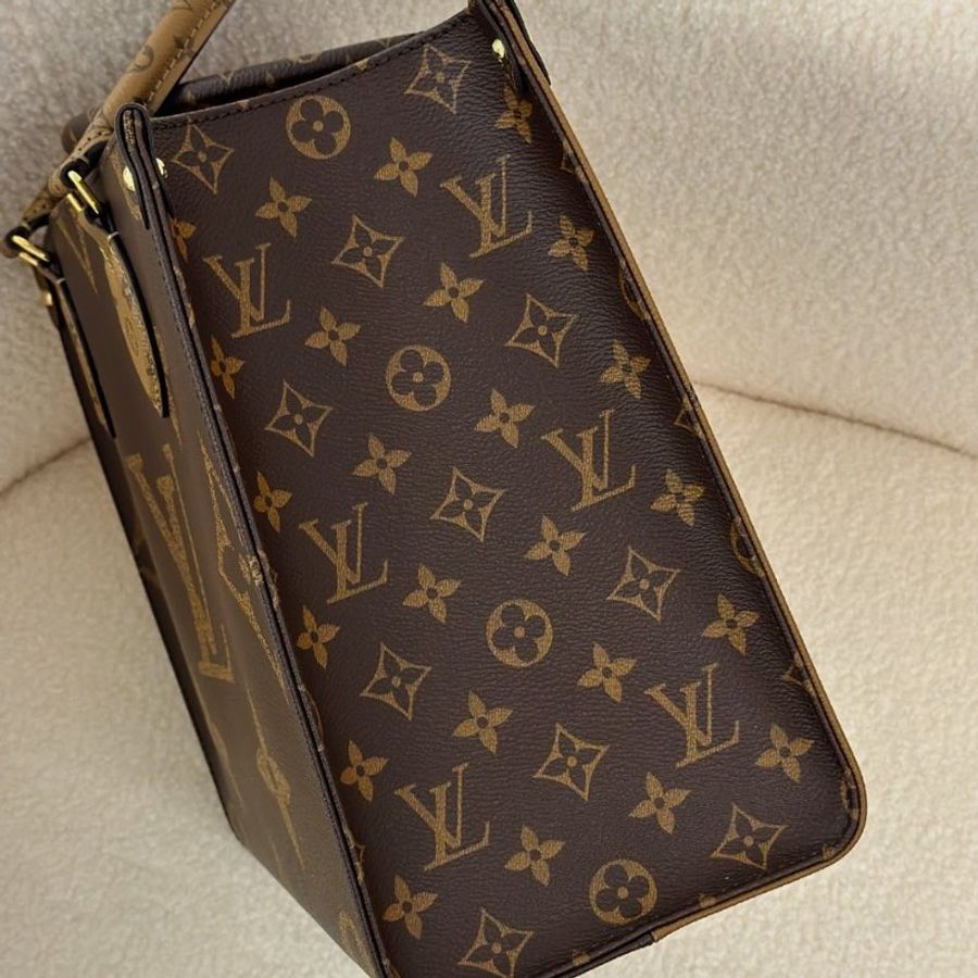 Louis Vuitton 路易威登 ONTHEGO MM 老花手提肩背包 / 托特包 M45321-2