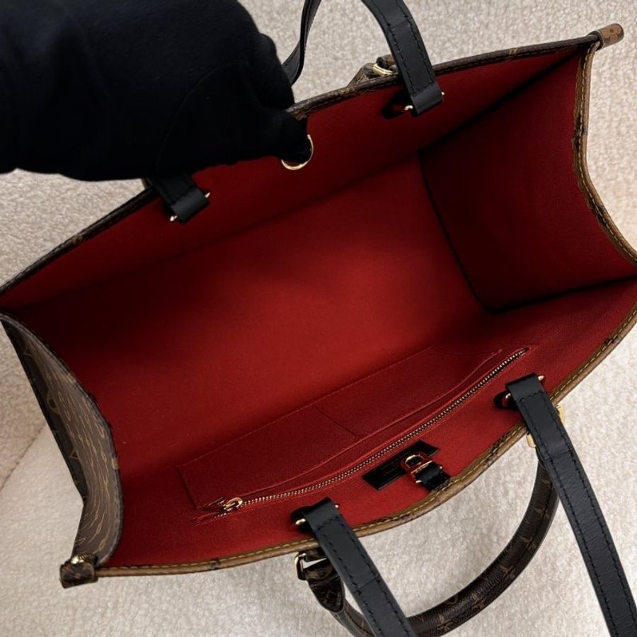 Louis Vuitton 路易威登 ONTHEGO MM 老花手提肩背包 / 托特包 M45321-10