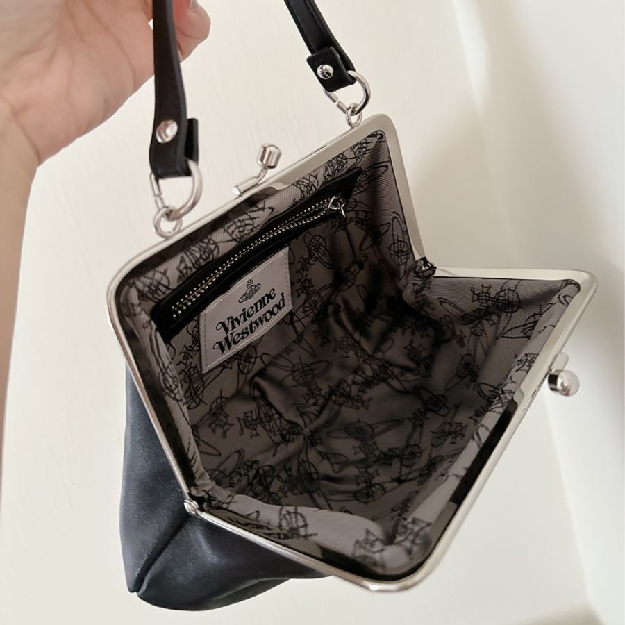 [保留中] VIVIENNE WESTWOOD 西太后經典口金包(9.5新)-4