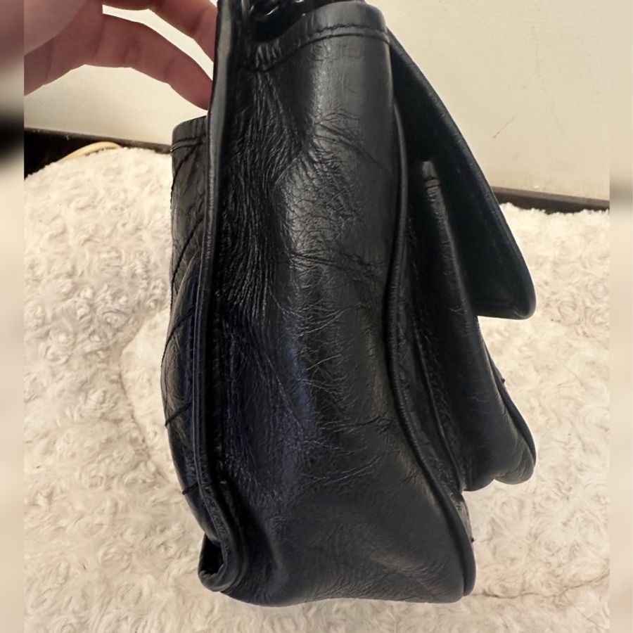 YSL Niki 黑銀 中號 medium-12