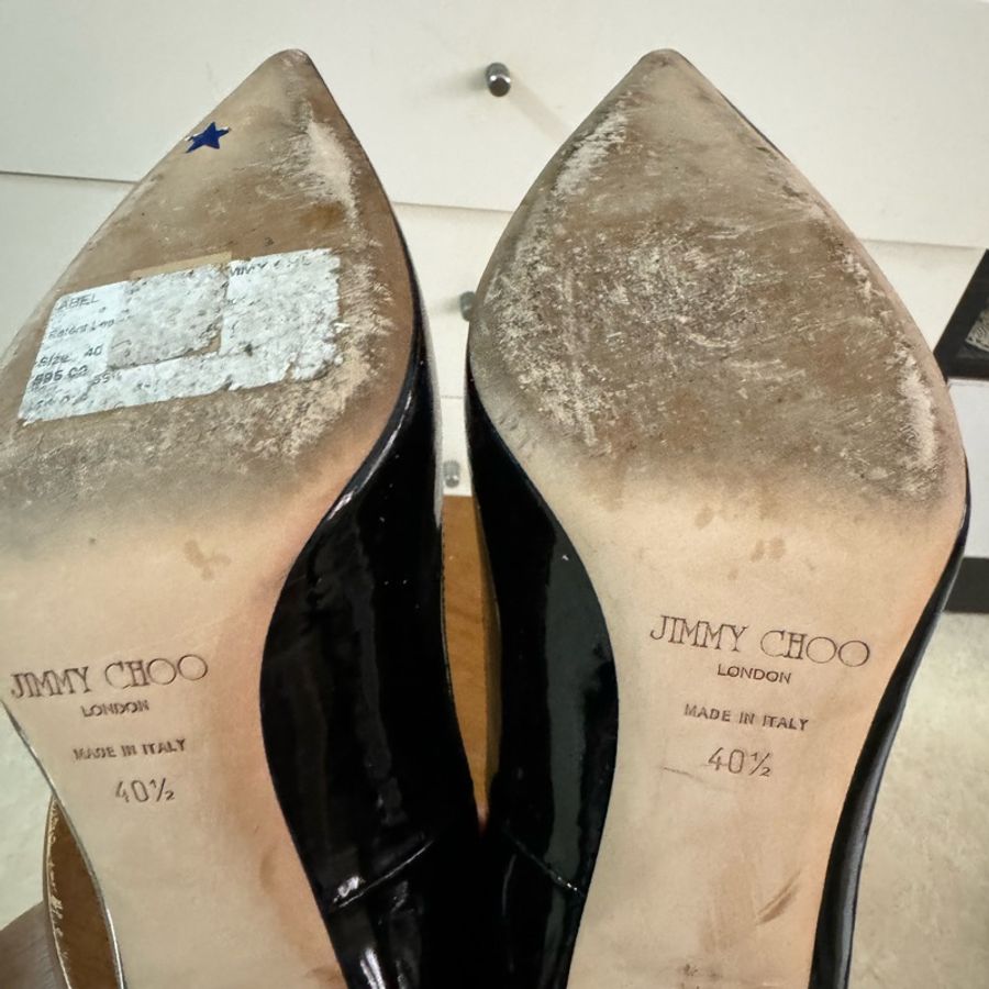 Jimmy Choo Abel Patent Leather Pumps-9