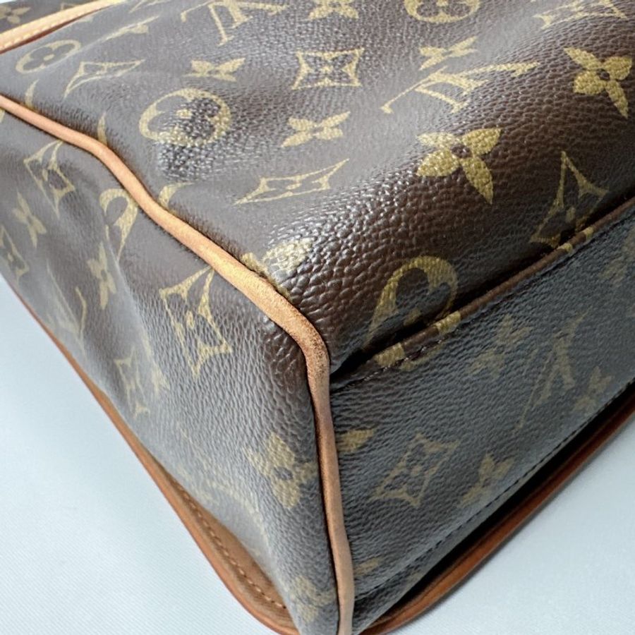 LV 男款老花大書包斜背包-15