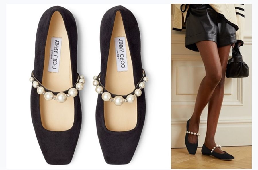 Jimmy Choo ADE FLAT系列平底鞋-2