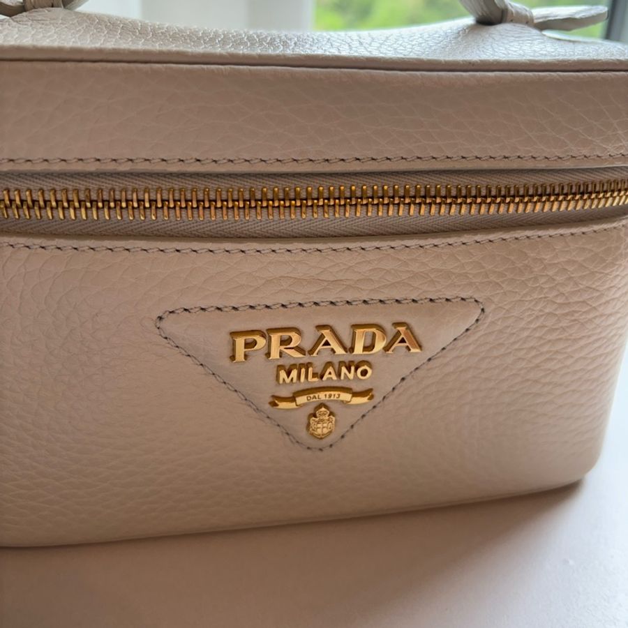 Prada白色皮革手袋-9