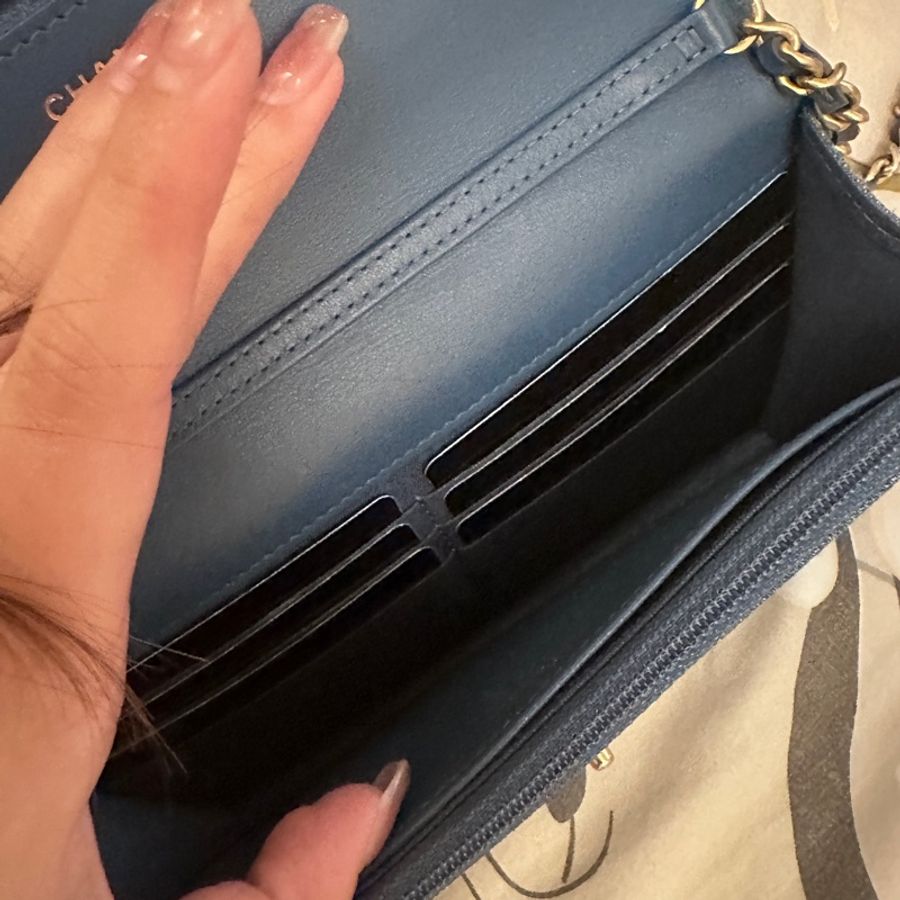Chanel 牛仔金球woc-7