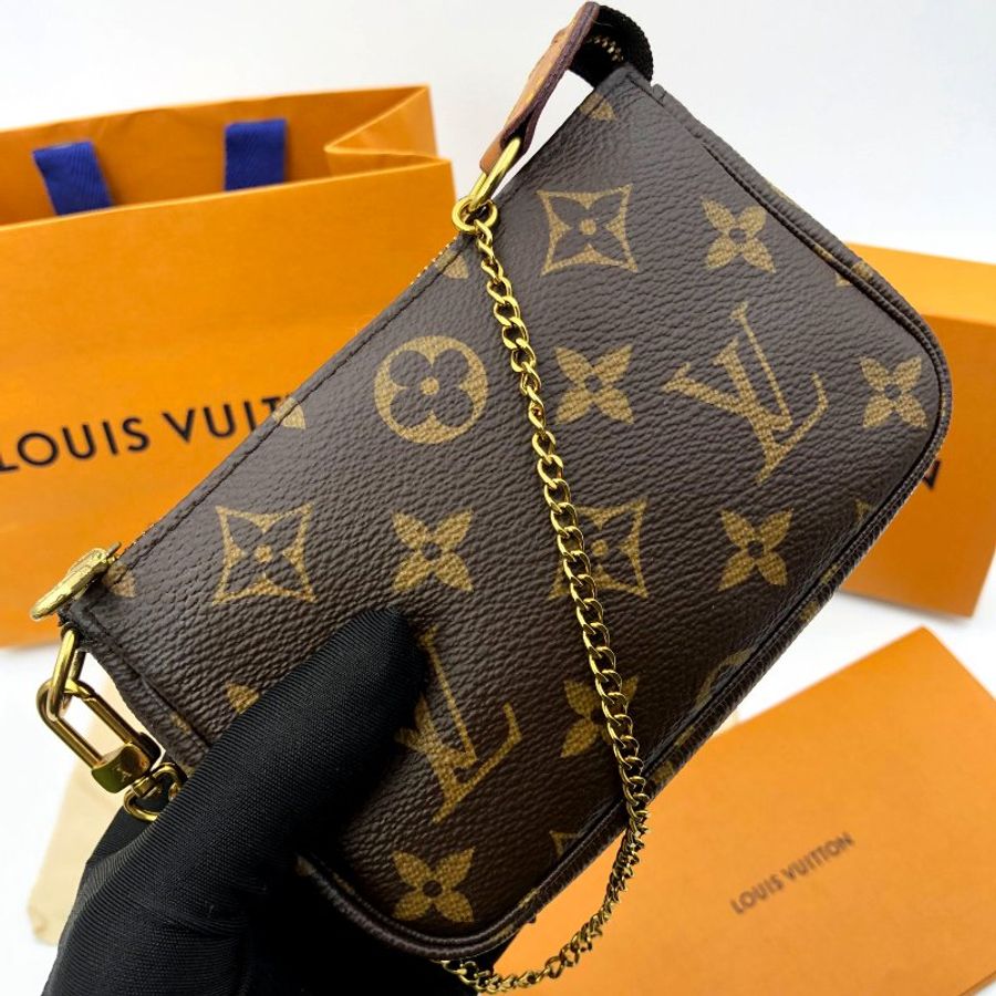 【新】Louis Vuitton 經典老花麻將包,LV,小廢包,鏈帶包,肩背包,手提包,宴會包,二手真品,正品,現貨-2