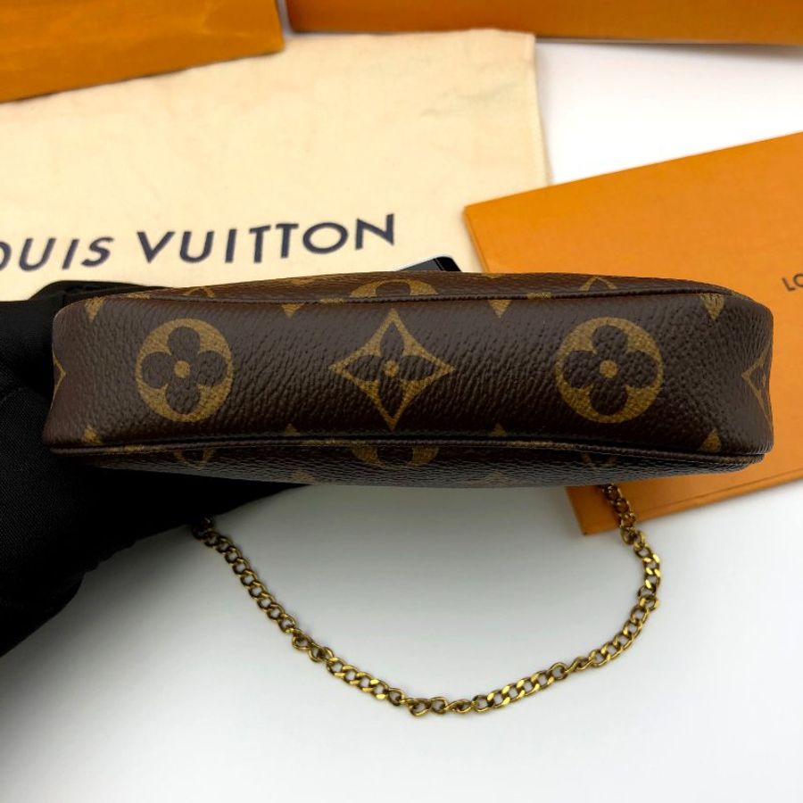 【新】Louis Vuitton 經典老花麻將包,LV,小廢包,鏈帶包,肩背包,手提包,宴會包,二手真品,正品,現貨-6