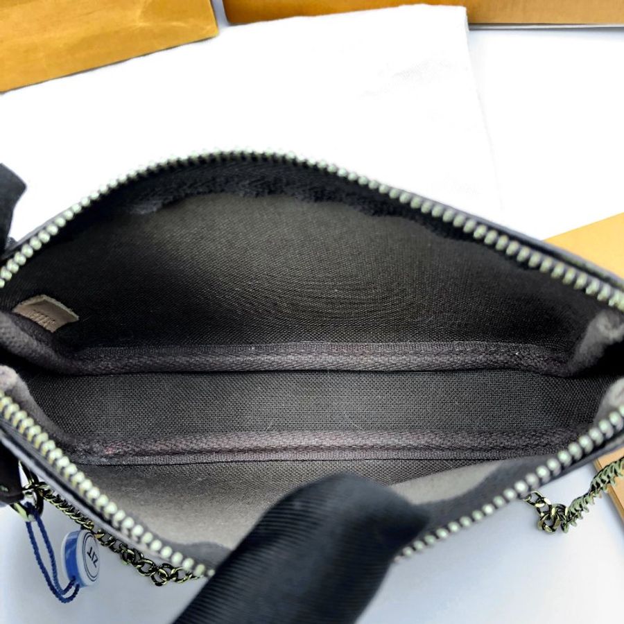 【新】Louis Vuitton 經典老花麻將包,LV,小廢包,鏈帶包,肩背包,手提包,宴會包,二手真品,正品,現貨-15