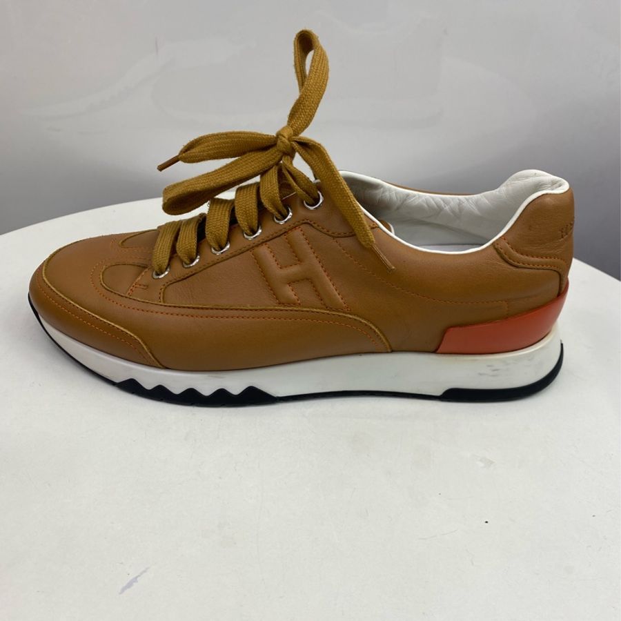 Hermès Quicker leather trainers-2