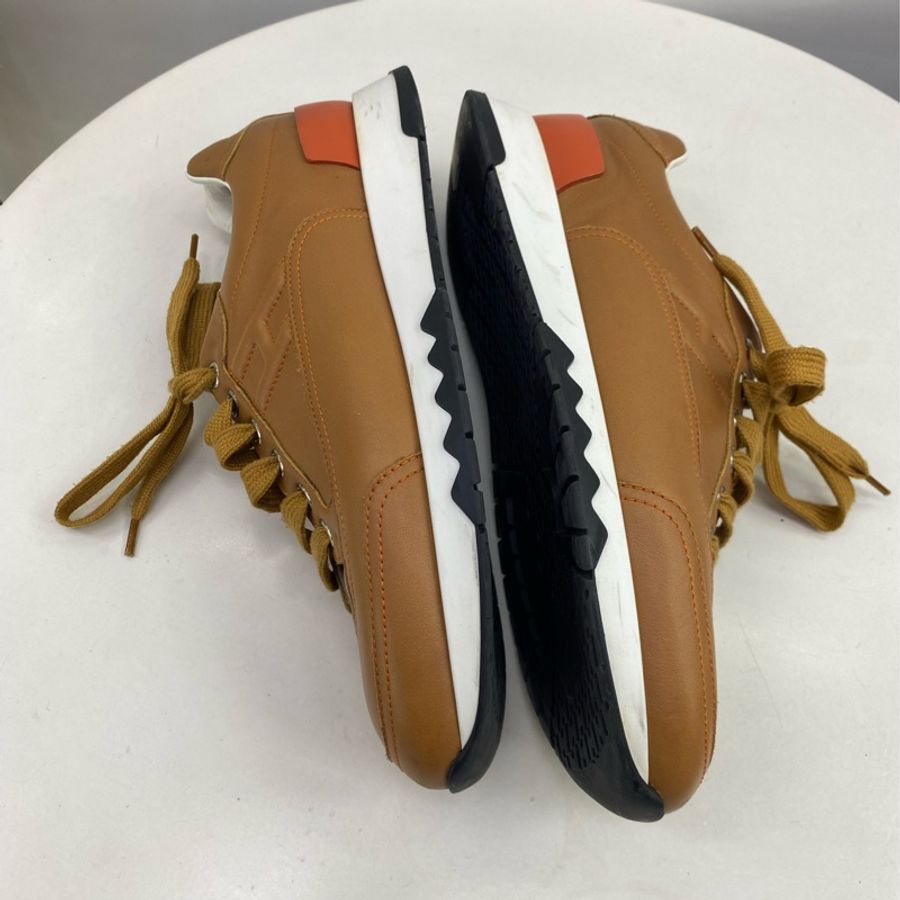 Hermès Quicker leather trainers-4