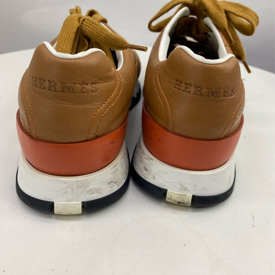 Hermès Quicker leather trainers-9