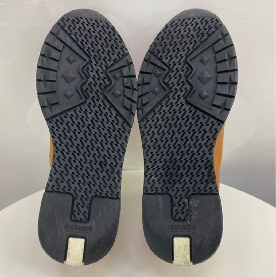 Hermès Quicker leather trainers-10