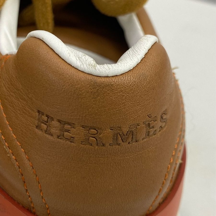 Hermès Quicker leather trainers-19