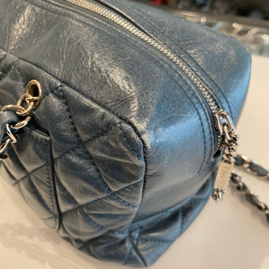 Chanel 牛仔皮革手提肩背包-19
