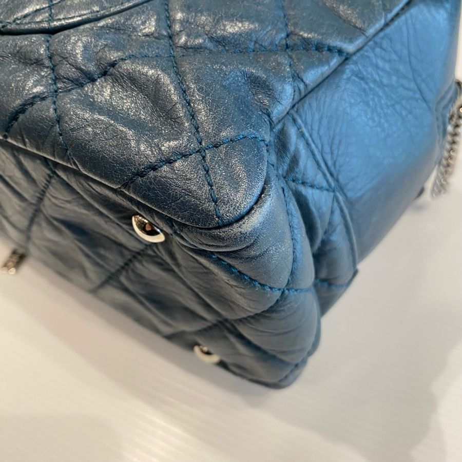 Chanel 牛仔皮革手提肩背包-20