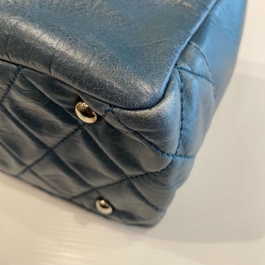 Chanel 牛仔皮革手提肩背包-22