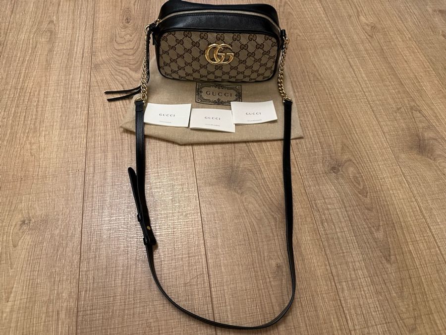 GUCCI斜背相機包-1