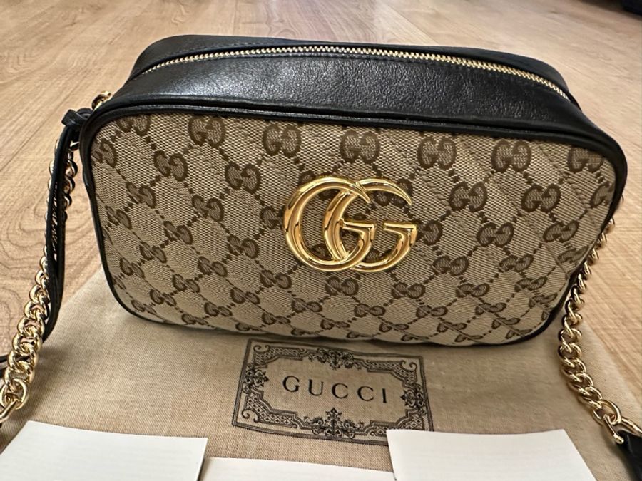 GUCCI斜背相機包-2