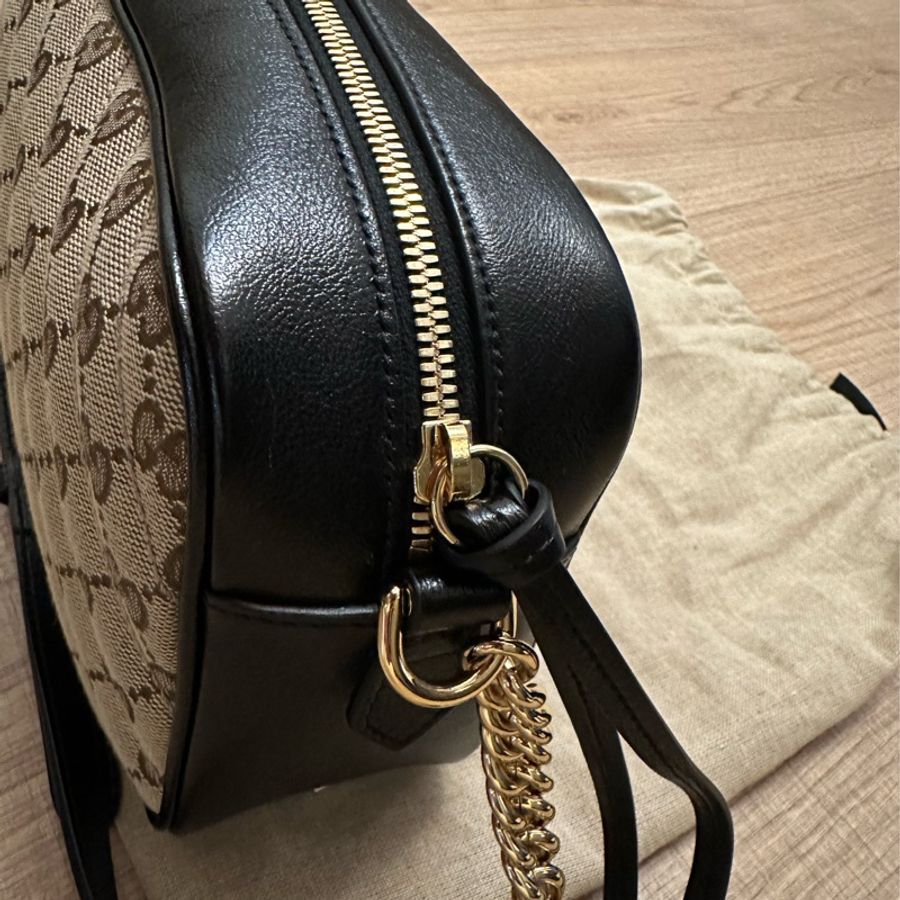 GUCCI斜背相機包-7
