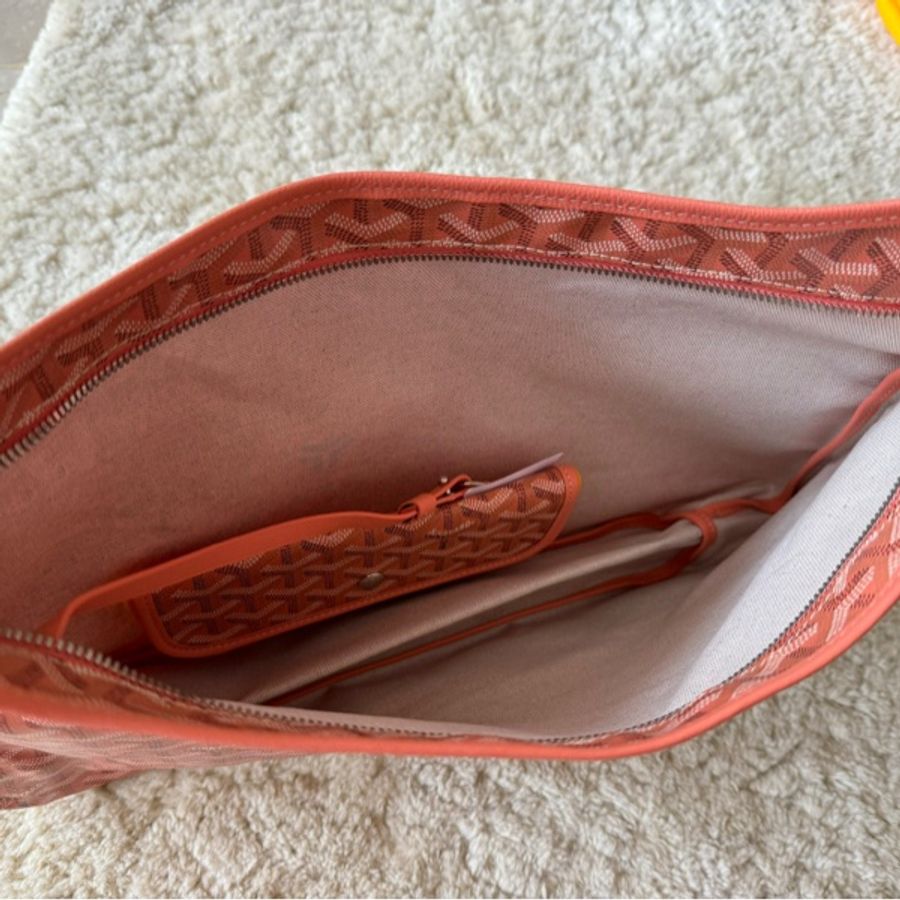 goyard 限量珊瑚粉色hobo 全新-15