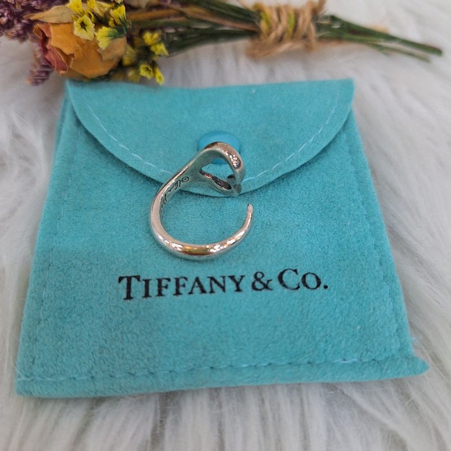 超低價TIFFANY & CO. 蒂芬妮 925 純銀 愛心 HEART 設計師 戒指-2