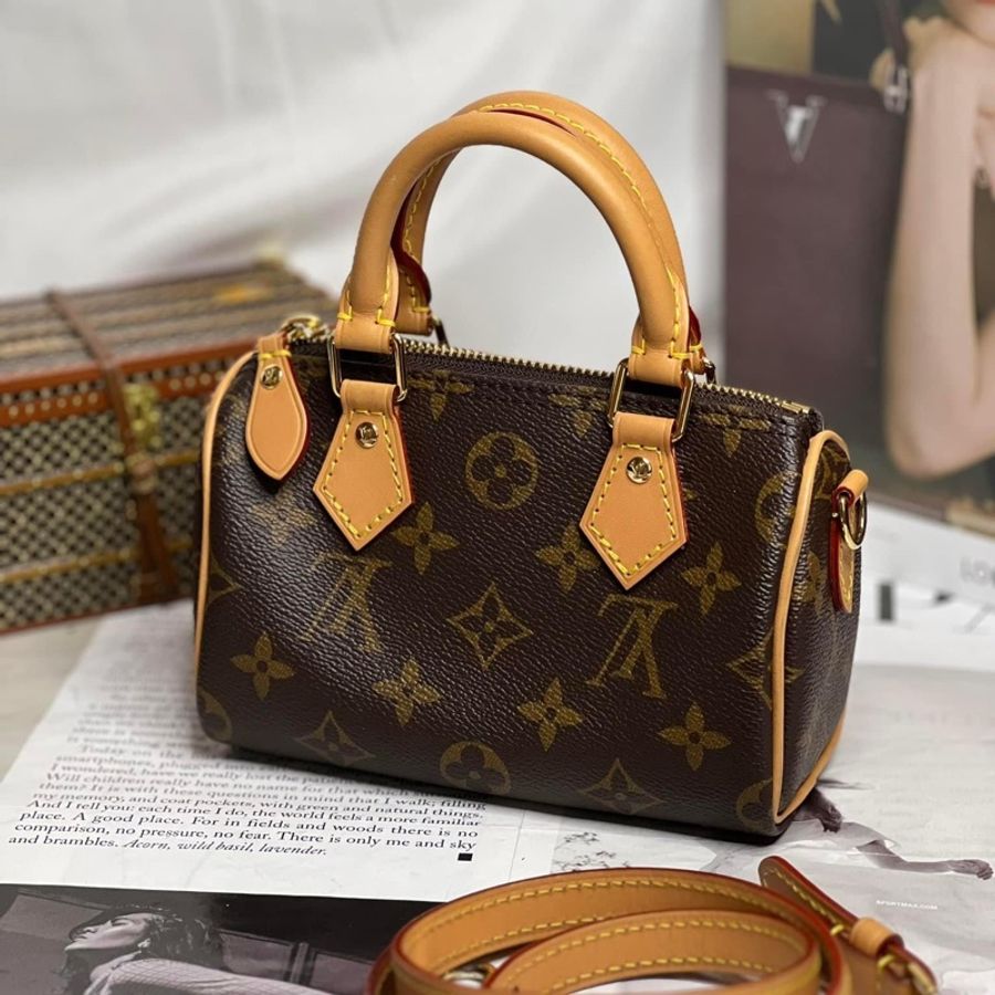 LV Nano speedy M81085 新款(背帶可調)-5