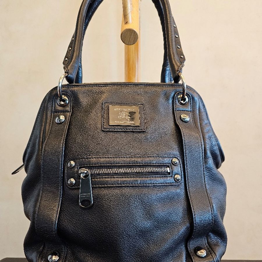 Burberry blue label hobo包-5