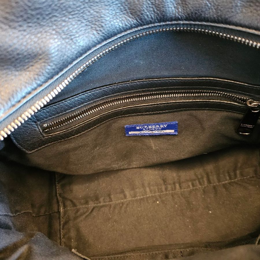 Burberry blue label hobo包-11
