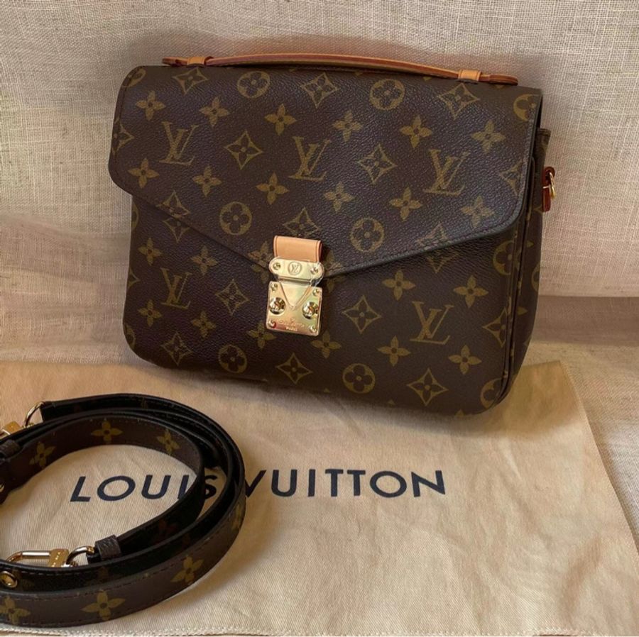 LOUIS VUITTON Pochette Metis 老花郵差兩用包 M44875-0