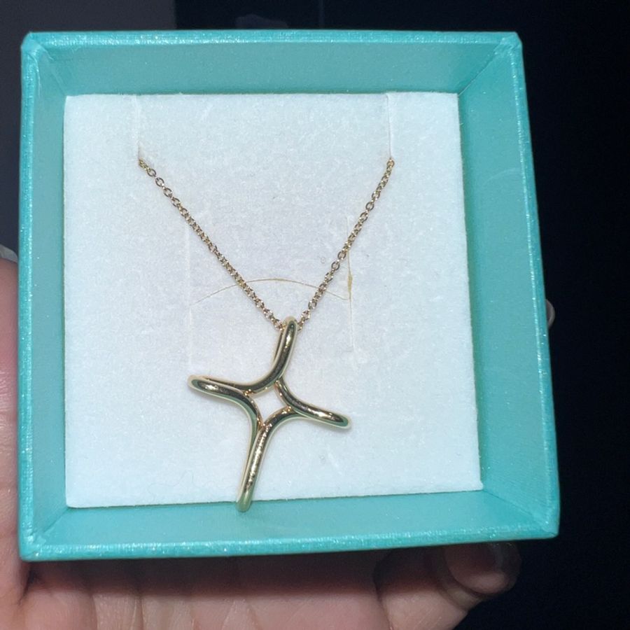 Tiffany & co. Elsa Peretti®系列 Infinity Cross 十字架 鍊墜-5